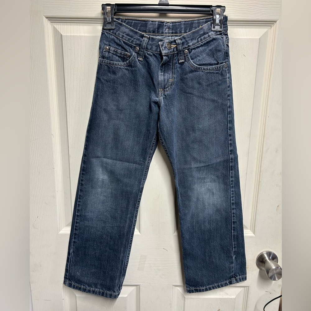 Lee’s Boys Jeans Size 10 Regular - Blue Denim - Adjustable Waist
